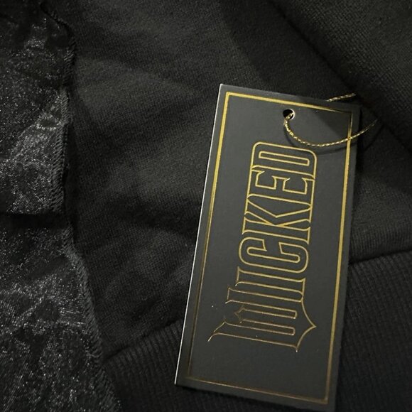 Forever 21 x Wicked Wicked Witch Ruffle Hoodie Size Small NWT - Picture 5 of 10